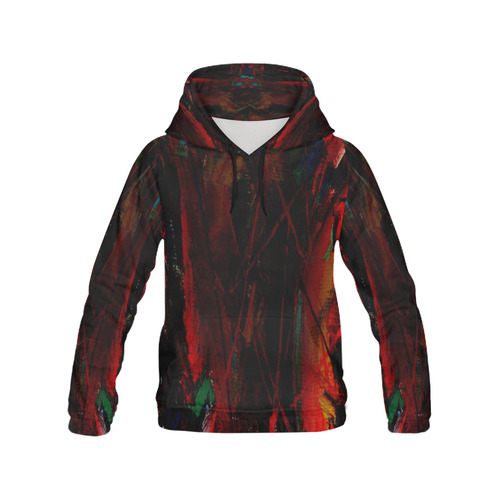Shadow Face by Artdream All Over Print Hoodie for Women (USA Size) (Model H13)