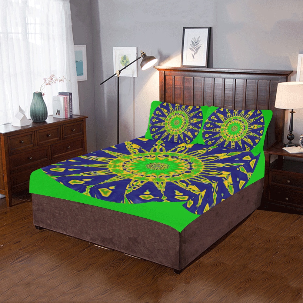 Colorful Mandala 3-Piece Bedding Set
