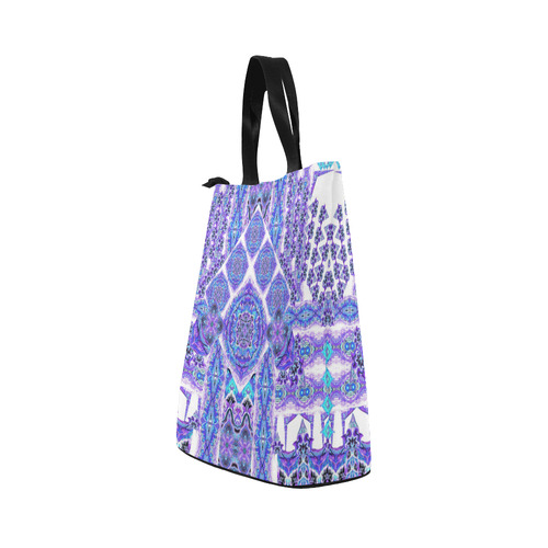 mandala spirit blue purple Nylon Lunch Tote Bag (Model 1670)