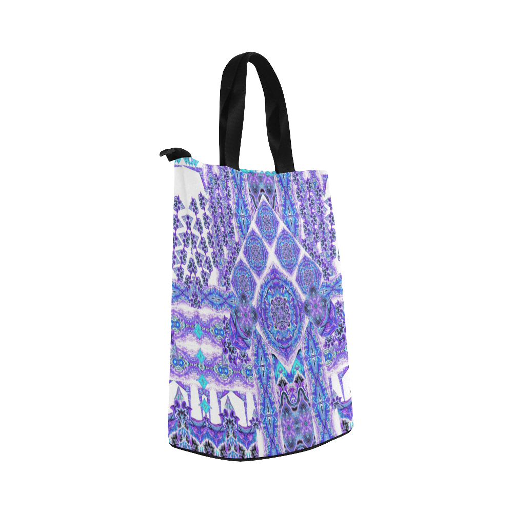 mandala spirit blue purple Nylon Lunch Tote Bag (Model 1670)