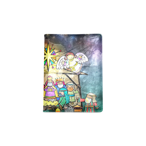 Watercolor Christmas Nativity Painting Custom NoteBook B5