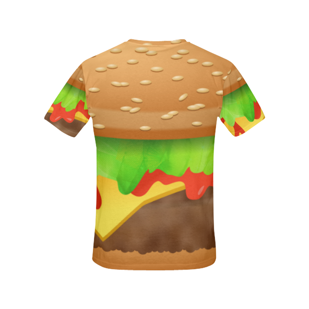 Close Encounters of the Cheeseburger All Over Print T-Shirt for Women (USA Size) (Model T40)