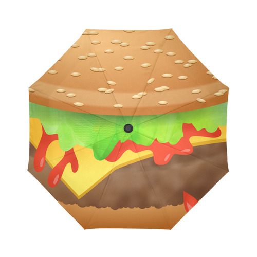 Close Encounters of the Cheeseburger Auto-Foldable Umbrella (Model U04)