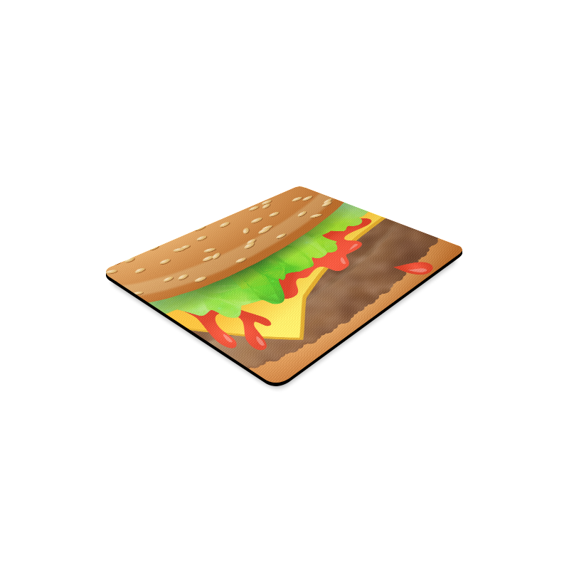 Close Encounters of the Cheeseburger Rectangle Mousepad