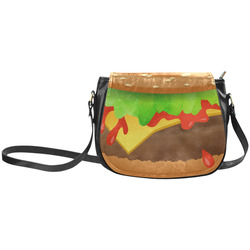 Close Encounters of the Cheeseburger Classic Saddle Bag/Small (Model 1648)