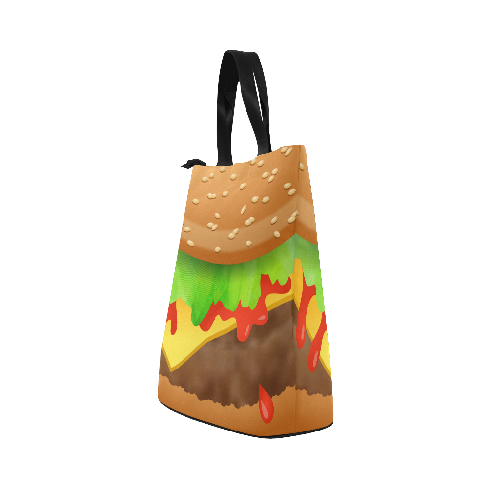 Close Encounters of the Cheeseburger Nylon Lunch Tote Bag (Model 1670)