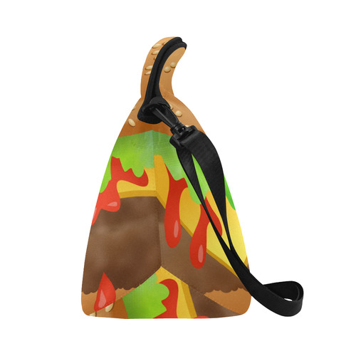 Close Encounters of the Cheeseburger Neoprene Lunch Bag/Large (Model 1669)