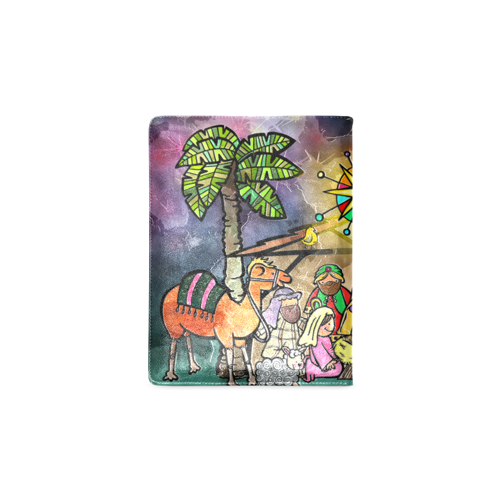 Watercolor Christmas Nativity Painting Custom NoteBook B5