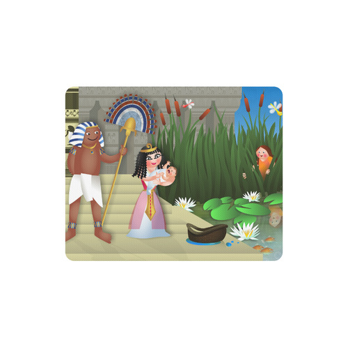 Baby Moses & the Egyptian Princess Rectangle Mousepad