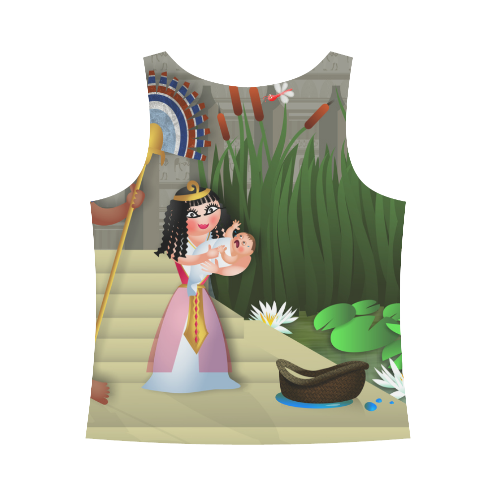 Baby Moses & the Egyptian Princess All Over Print Tank Top for Women (Model T43)