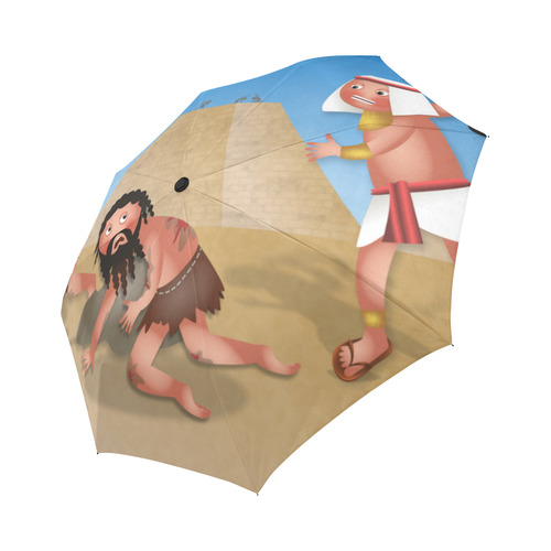 Jewish Slaves in Egypt Auto-Foldable Umbrella (Model U04)