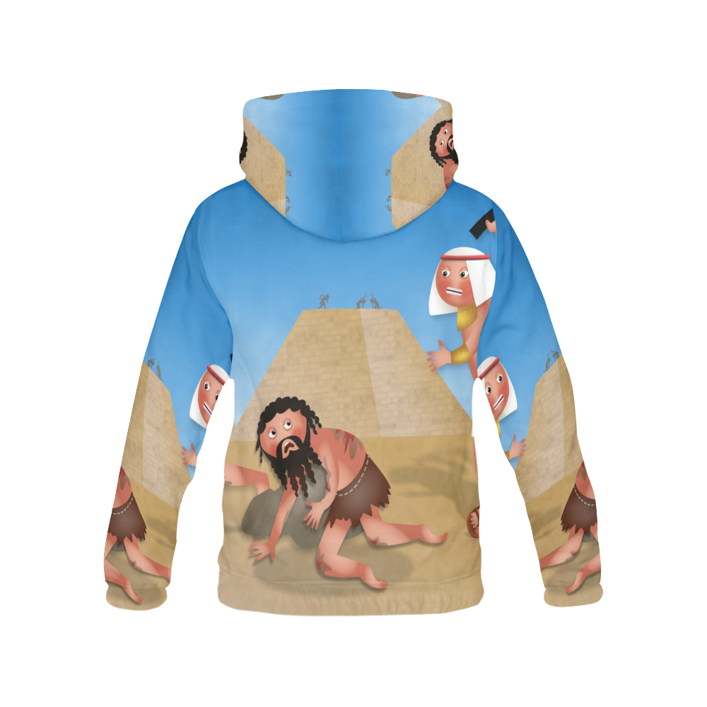 Jewish Slaves in Egypt All Over Print Hoodie for Men/Large Size (USA Size) (Model H13)