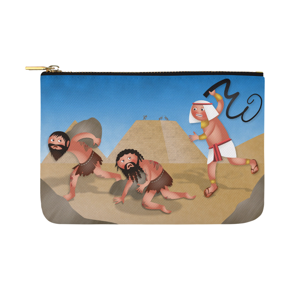 Jewish Slaves in Egypt Carry-All Pouch 12.5''x8.5''