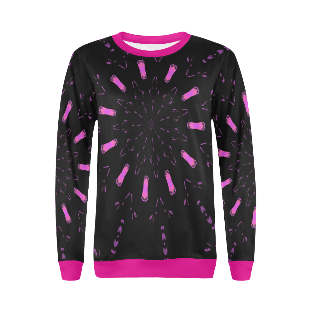 PINKYWINK All Over Print Crewneck Sweatshirt for Women (Model H18)