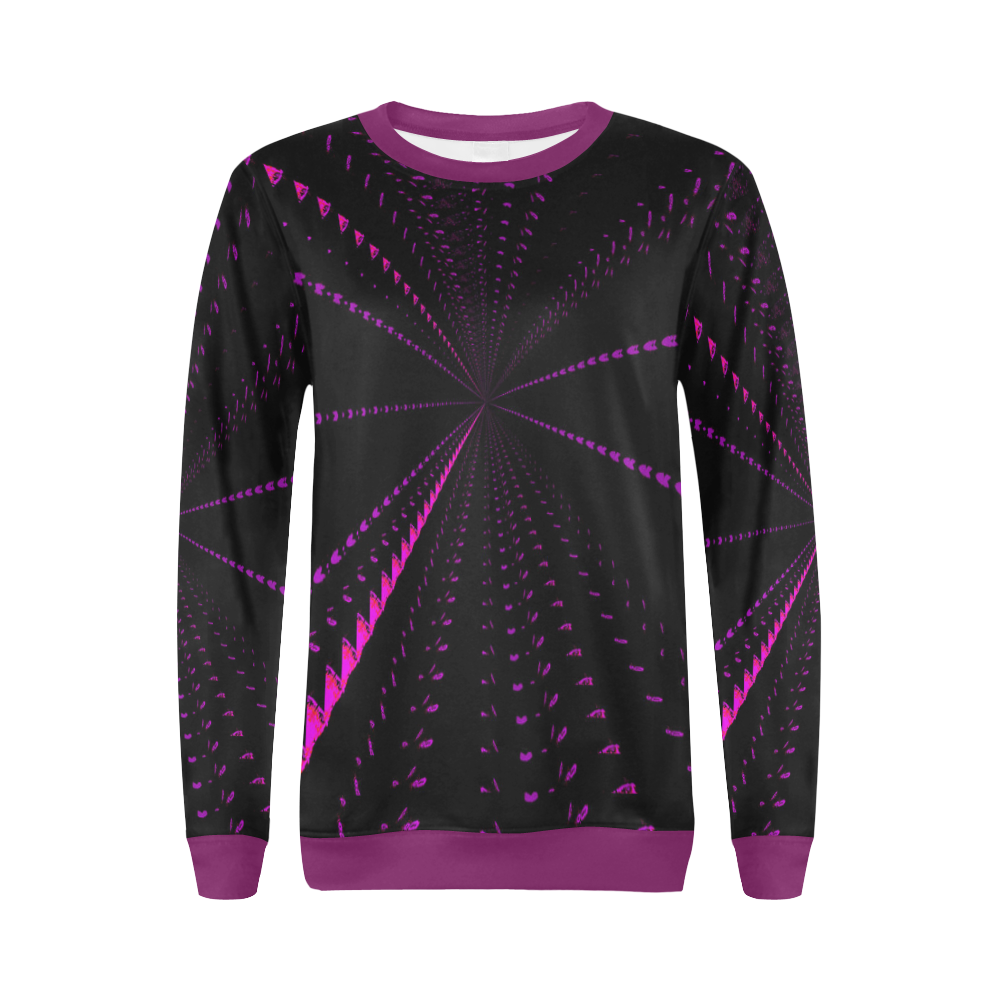 VANISHED All Over Print Crewneck Sweatshirt for Women (Model H18)