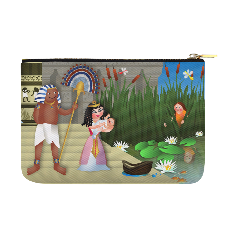 Baby Moses & the Egyptian Princess Carry-All Pouch 12.5''x8.5''