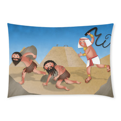 Jewish Slaves in Egypt Custom Rectangle Pillow Case 20x30 (One Side)