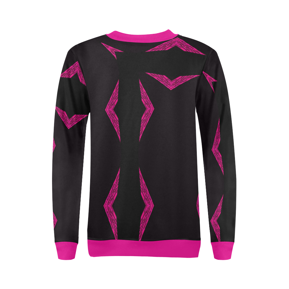 WHIRLZ All Over Print Crewneck Sweatshirt for Women (Model H18)