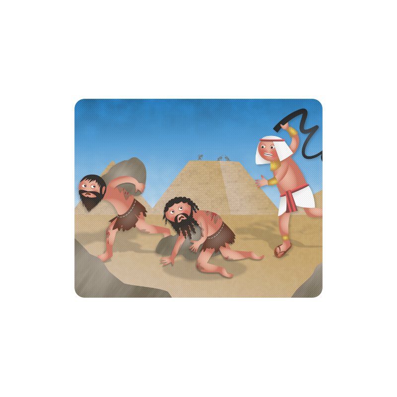 Jewish Slaves in Egypt Rectangle Mousepad