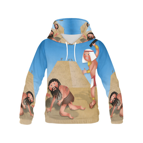 Jewish Slaves in Egypt All Over Print Hoodie for Men/Large Size (USA Size) (Model H13)