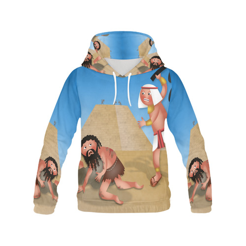 Jewish Slaves in Egypt All Over Print Hoodie for Men (USA Size) (Model H13)
