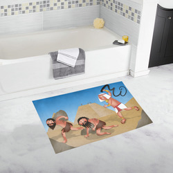 Jewish Slaves in Egypt Bath Rug 20''x 32''