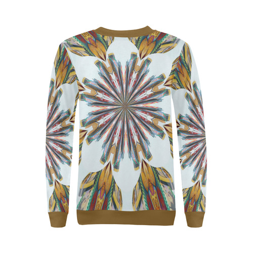 NATIVE All Over Print Crewneck Sweatshirt for Women (Model H18)