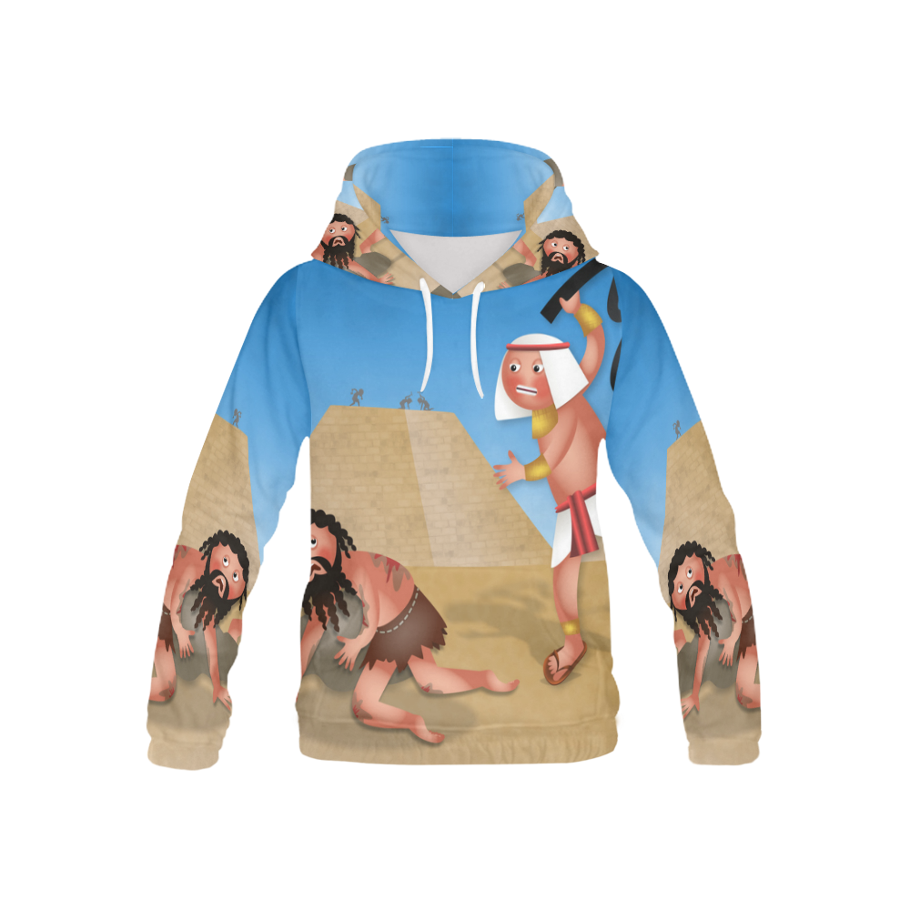 Jewish Slaves in Egypt All Over Print Hoodie for Kid (USA Size) (Model H13)