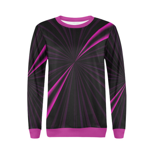 SIDEWAYZ All Over Print Crewneck Sweatshirt for Women (Model H18)