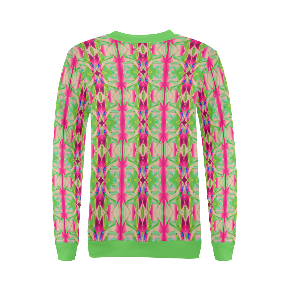 Abstract Ornament AAQ All Over Print Crewneck Sweatshirt for Women (Model H18)