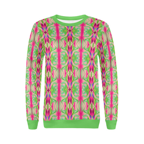 Abstract Ornament AAQ All Over Print Crewneck Sweatshirt for Women (Model H18)