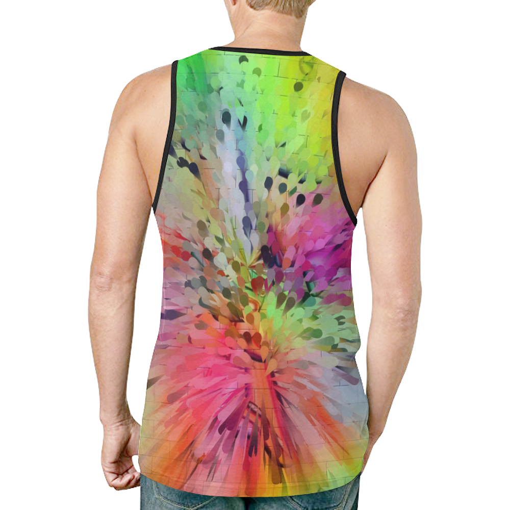 Bang Popart by Nico Bielow New All Over Print Tank Top for Men (Model T46)