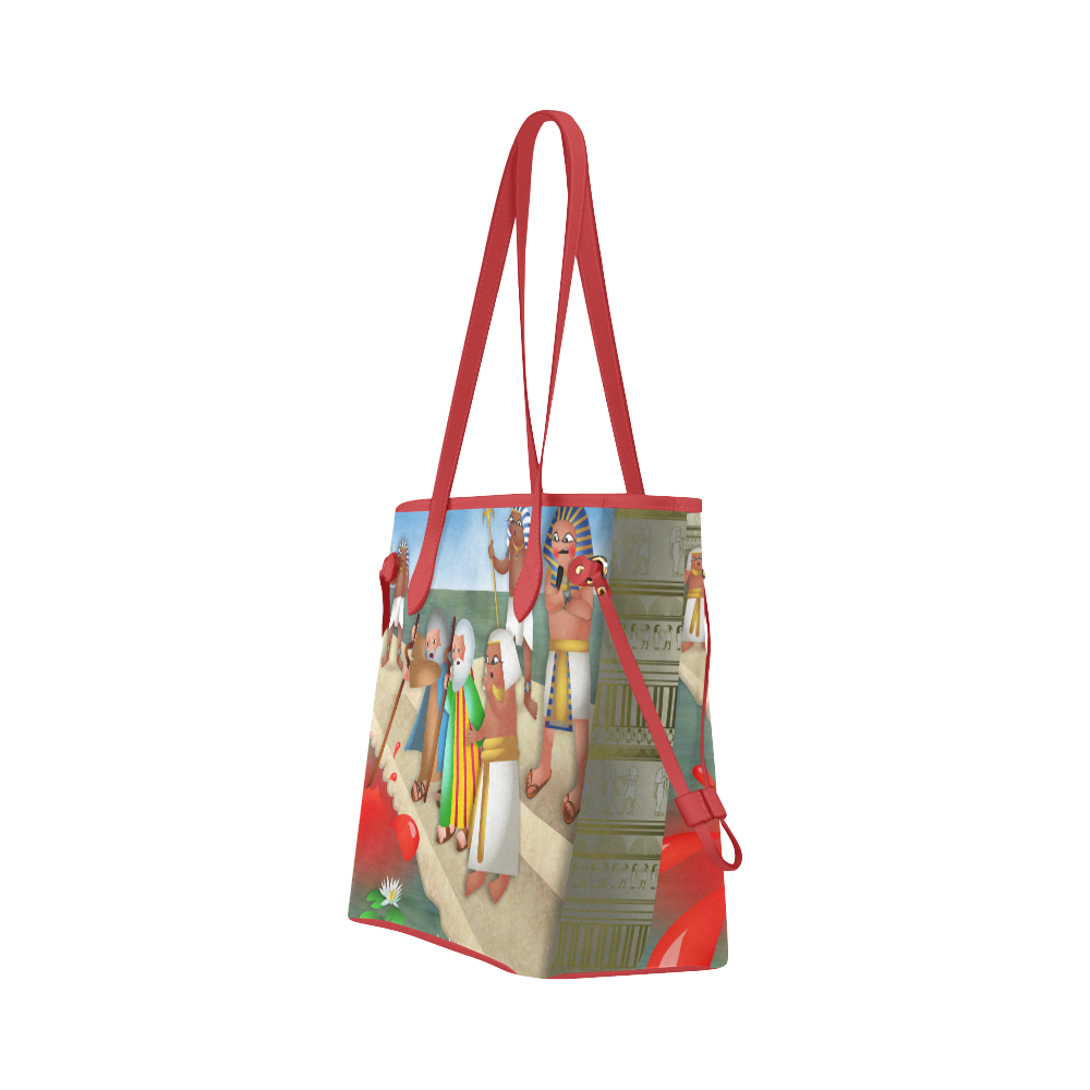 Passover & The Plague of Blood Clover Canvas Tote Bag (Model 1661)