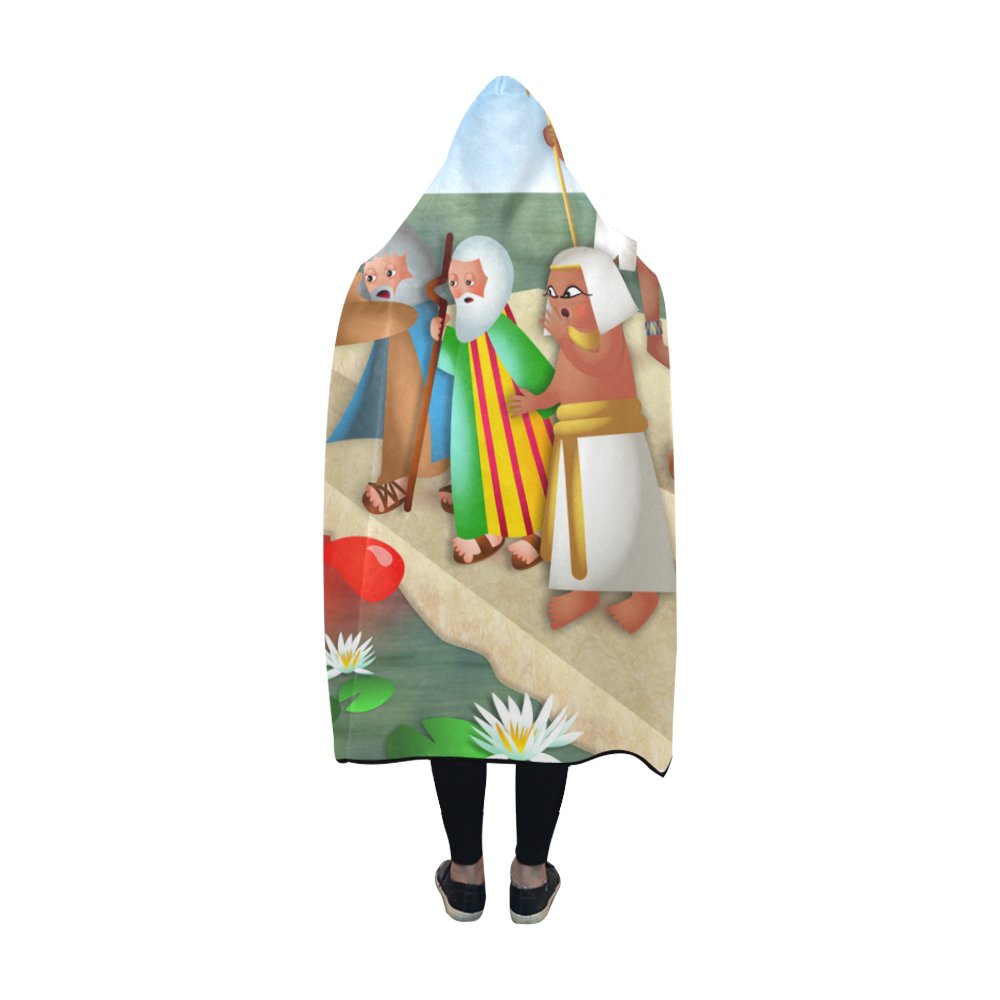 Passover & The Plague of Blood Hooded Blanket 60''x50''