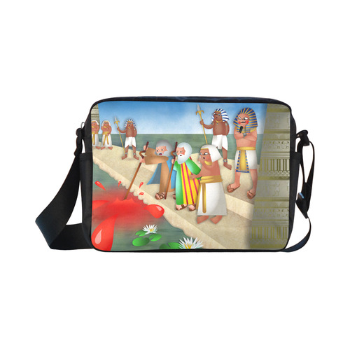 Passover & The Plague of Blood Classic Cross-body Nylon Bags (Model 1632)