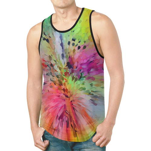 Bang Popart by Nico Bielow New All Over Print Tank Top for Men (Model T46)