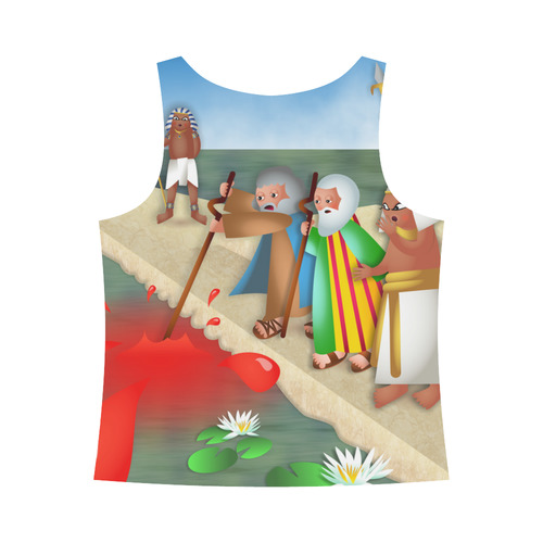 Passover & The Plague of Blood All Over Print Tank Top for Women (Model T43)