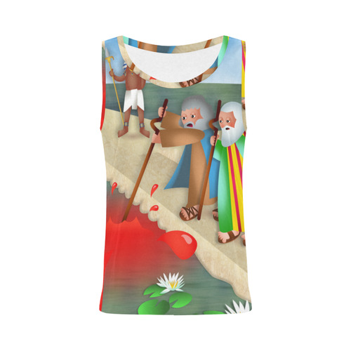 Passover & The Plague of Blood All Over Print Tank Top for Women (Model T43)