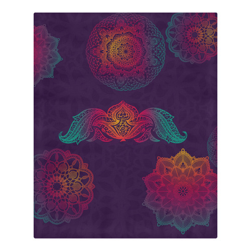 Colorful Mandala 3-Piece Bedding Set