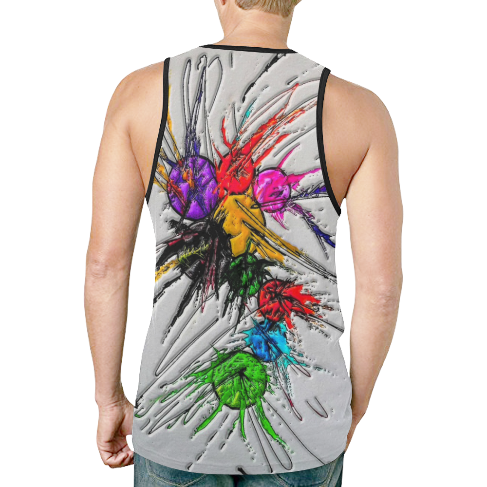 Kles Popart by Nico Bielow New All Over Print Tank Top for Men (Model T46)