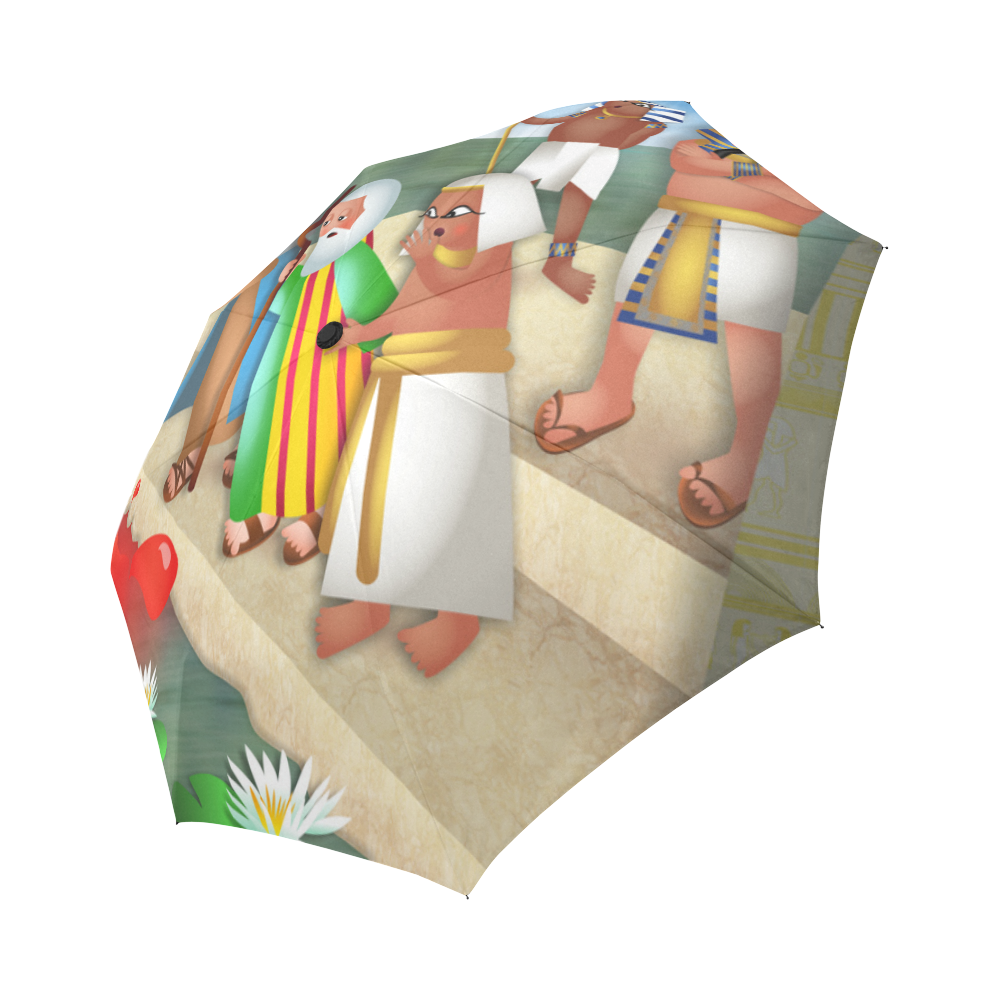 Passover & The Plague of Blood Auto-Foldable Umbrella (Model U04)