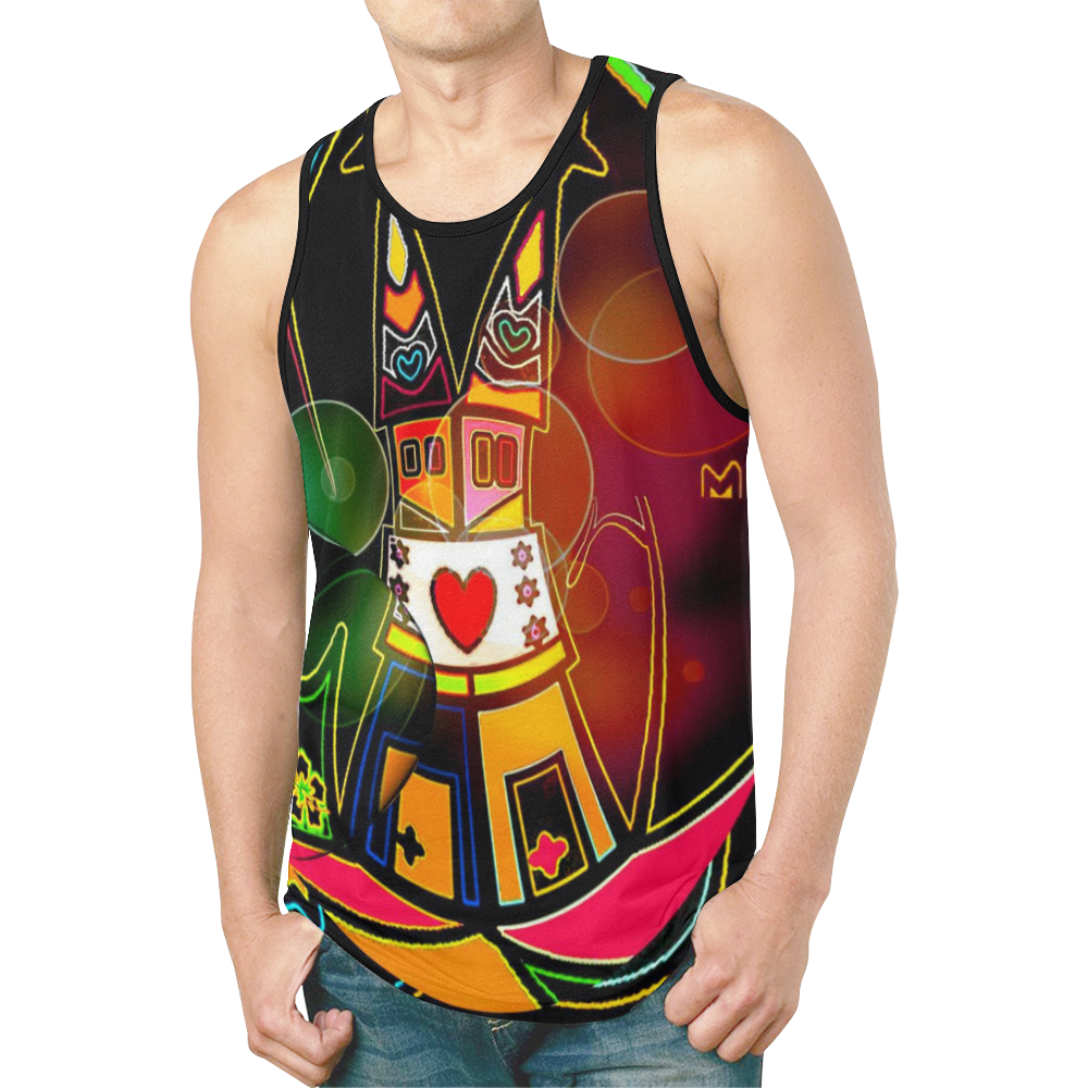 Dom Popart by Nico Bielow New All Over Print Tank Top for Men (Model T46)