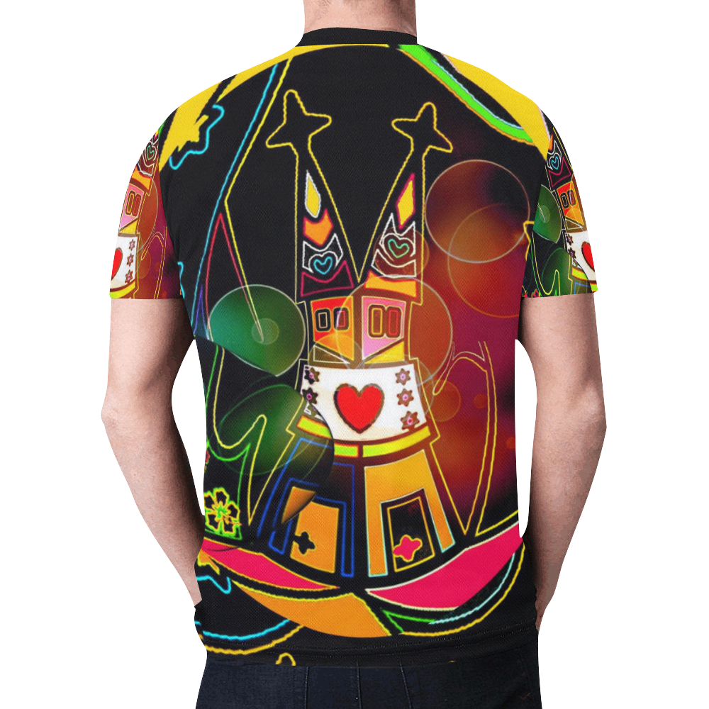 Dome Popart by Nico Bielow New All Over Print T-shirt for Men (Model T45)