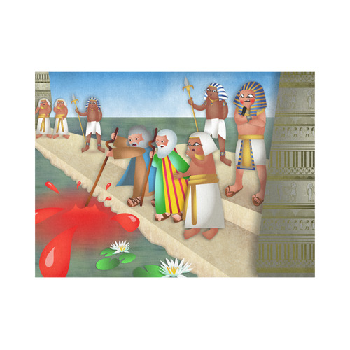 Passover & The Plague of Blood Placemat 14’’ x 19’’ (Six Pieces)