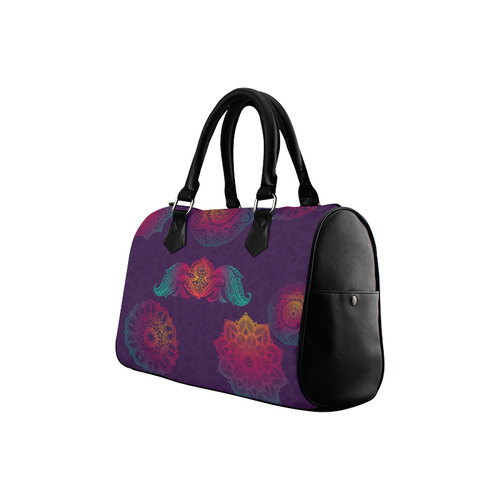 Colorful Mandala Boston Handbag (Model 1621)