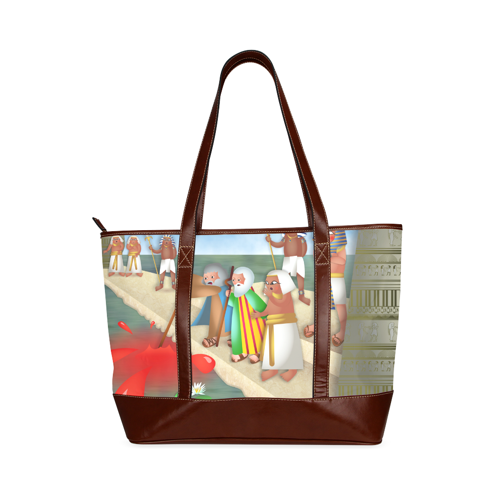 Passover & The Plague of Blood Tote Handbag (Model 1642)