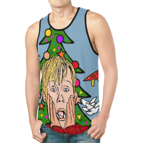 Home Popart by Nico Bielow New All Over Print Tank Top for Men (Model T46)