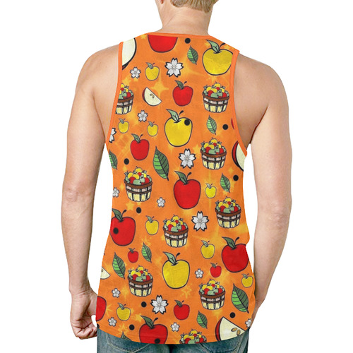 Apple Popart by Nico Bielow New All Over Print Tank Top for Men (Model T46)