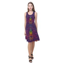 Hamsa Colorful Mandala Atalanta Casual Sundress(Model D04)