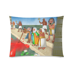 Passover & The Plague of Blood Custom Zippered Pillow Case 20"x26"(Twin Sides)